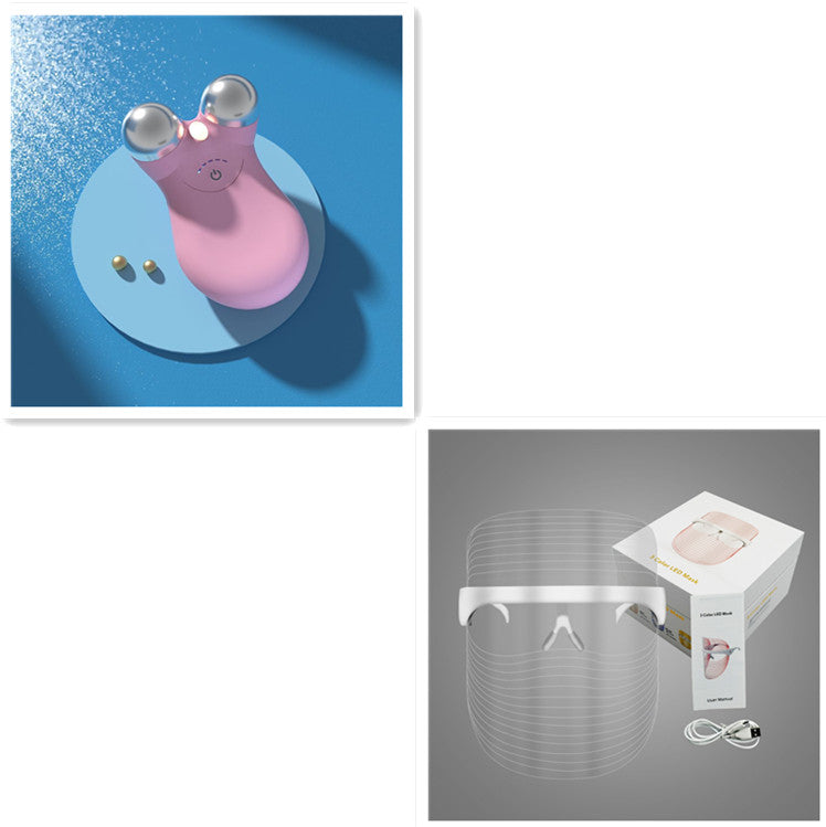 LED Light Therapy Face Mask - 3 Color Photon Skin Rejuvenation