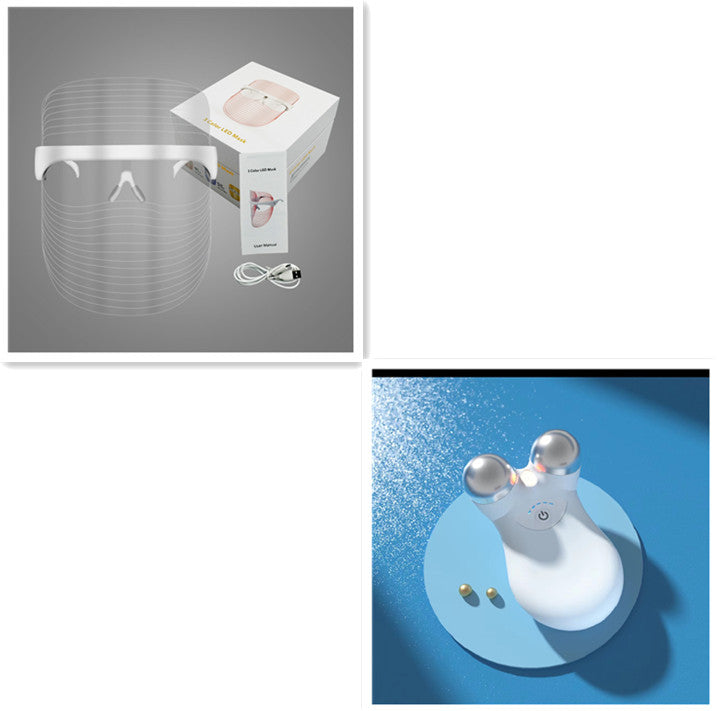 LED Light Therapy Face Mask - 3 Color Photon Skin Rejuvenation