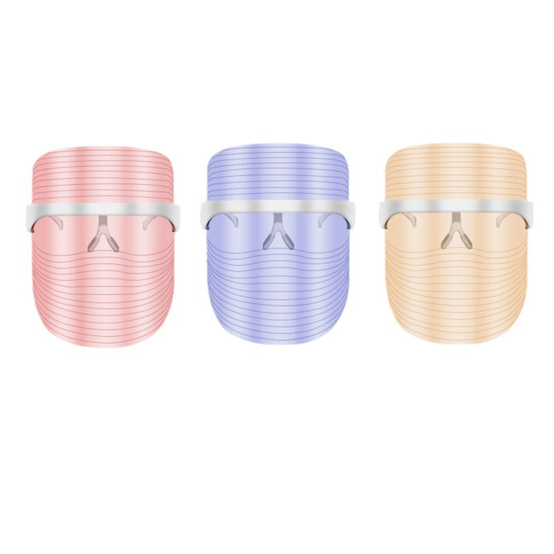 LED Light Therapy Face Mask - 3 Color Photon Skin Rejuvenation