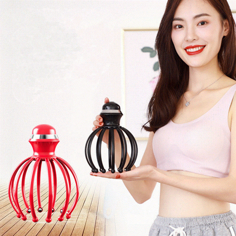 Scalp Massager - 12-Claw Vibration Head Massage Tool