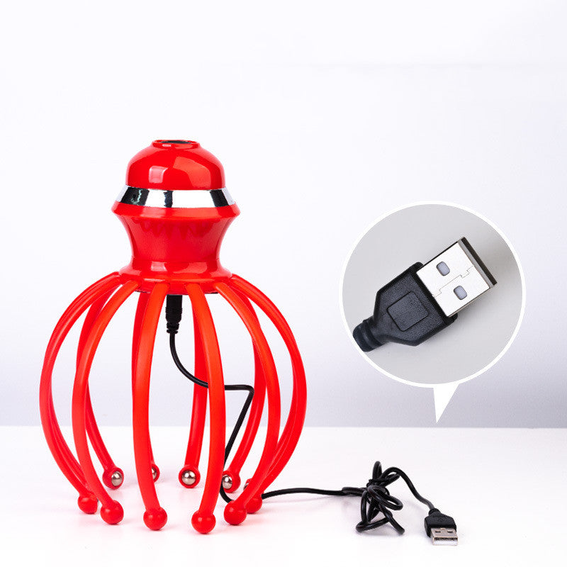 Scalp Massager - 12-Claw Vibration Head Massage Tool
